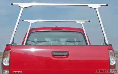 US Rack Paddler Truck Bed Rack Brushed |  Silver Aluminum |  Mild Steel Toyota Tacoma 05-18 - 82990113