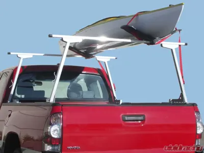 US Rack Paddler Truck Bed Rack Brushed |  Silver Aluminum |  Mild Steel Toyota Tacoma 05-18 - 82990113