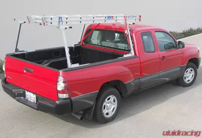 US Rack Paddler Truck Bed Rack Brushed |  Silver Aluminum |  Mild Steel Toyota Tacoma 05-18 - 82990113