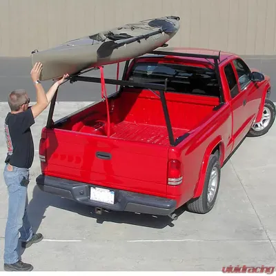 US Rack Rail 1 Truck Bed Rack Black Mild Steel - 83110211