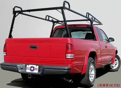 US Rack Rail 2 Truck Bed Rack Black Mild Steel Toyota Tacoma 05-18 - 83290121