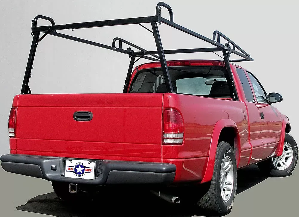 US Rack Rail 2 Truck Bed Rack Black Mild Steel Toyota Tundra 07-18 - 83290931