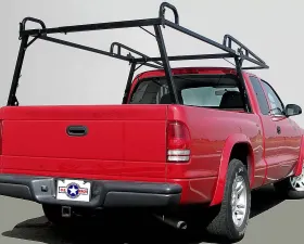 US Rack Rail 2 Truck Bed Rack Black Mild Steel Toyota Tundra 07-18