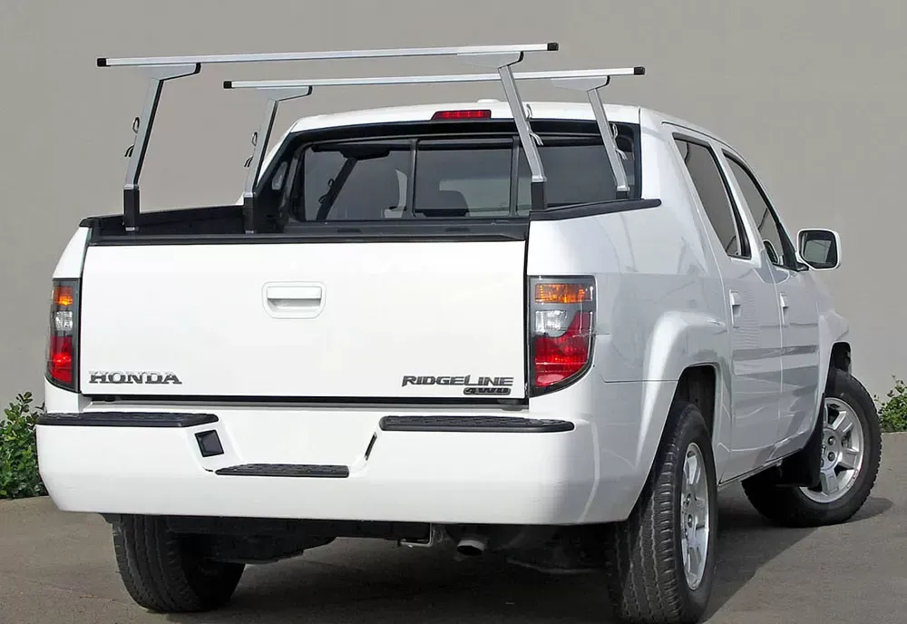 US Rack Ridgeline 1 Truck Bed Rack Brushed |  Silver Aluminum |  Mild Steel Honda Ridgeline 06-14 - 83360153