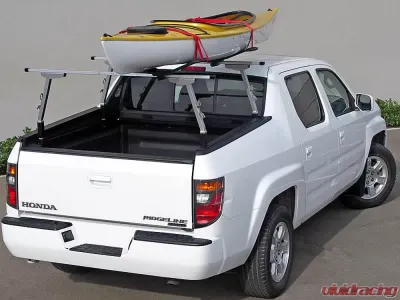 US Rack Ridgeline 1 Truck Bed Rack Brushed |  Silver Aluminum |  Mild Steel Honda Ridgeline 06-14 - 83360153