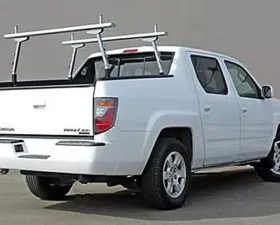 US Rack Ridgeline 2 Truck Bed Rack Brushed |  Silver Aluminum |  Mild Steel Honda Ridgeline 06-14