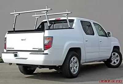US Rack Ridgeline 2 Truck Bed Rack Brushed |  Silver Aluminum |  Mild Steel Honda Ridgeline 06-14 - 83460153