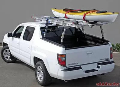 US Rack Ridgeline 2 Truck Bed Rack Brushed |  Silver Aluminum |  Mild Steel Honda Ridgeline 06-14 - 83460153