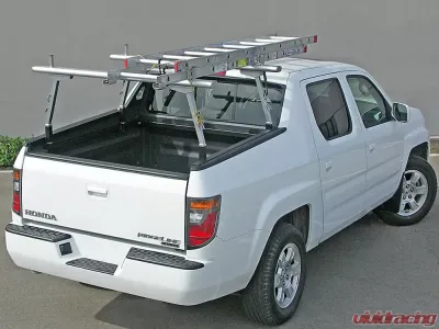 US Rack Ridgeline 2 Truck Bed Rack Brushed |  Silver Aluminum |  Mild Steel Honda Ridgeline 06-14 - 83460153