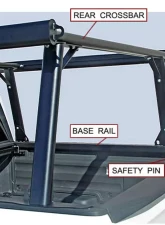 US Rack Ridgeline 6 Truck Bed Rack Black Mild Steel Honda Ridgeline 17-18                                     - 83860151 - Image 6