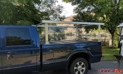 US Rack Schooner Truck Bed Rack Brushed Aluminum |  Stainless Steel - 83910520