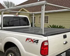US Rack Schooner Truck Bed Rack Brushed Aluminum |  Stainless Steel