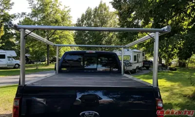 US Rack Schooner Truck Bed Rack Brushed Aluminum |  Stainless Steel - 83910620