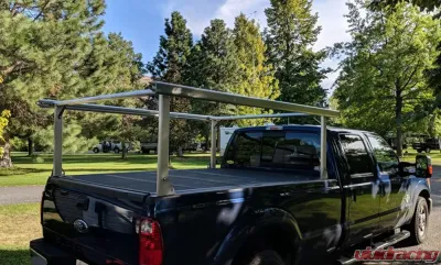 US Rack Schooner Truck Bed Rack Brushed Aluminum |  Stainless Steel - 83910620