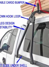 US Rack Truck Cap Universal Truck Bed Rack Black Mild Steel                                     - 84510211 - Image 7