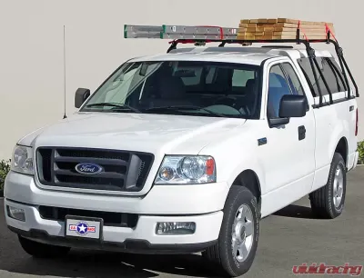 US Rack Truck Cap Universal Truck Bed Rack Black Mild Steel - 84510311
