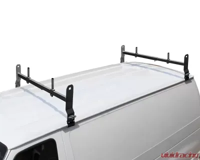 US Rack 2pcs Clamp On Installation Van Rack Black - 84630211