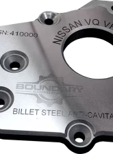 Boundary Pumps Billet Back Plate Nissan VQ VHR 3.5L 3.7L Steel Anti-cavitation High Flow                                     - VQ-BBP-VHR - Image 2