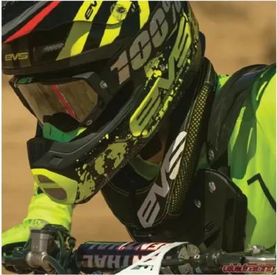 EVS Black Adult R2 Race Collar One Size - 112046-0109