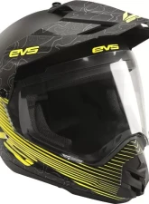 EVS Matte Black T5 Dual Sport Venture Arise Helmet Large                                     - DSHE18VA-BK-L - Image 2