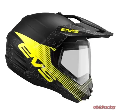 EVS Matte Black T5 Dual Sport Venture Arise Helmet Medium - DSHE18VA-BK-M