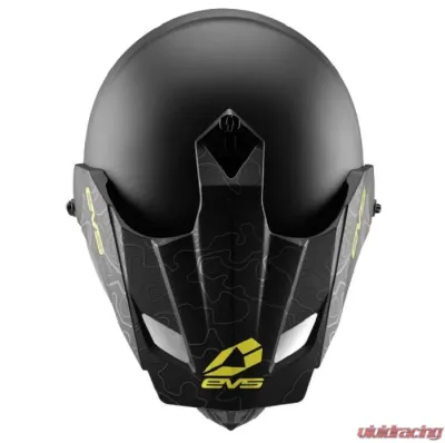 EVS Matte Black T5 Dual Sport Venture Arise Helmet Medium - DSHE18VA-BK-M