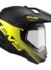 EVS Matte Black T5 Dual Sport Venture Arise Helmet XL                                     - DSHE18VA-BK-XL - Image 4