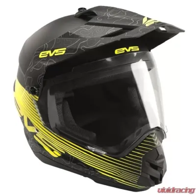 EVS Matte Black T5 Dual Sport Venture Arise Helmet XXL - DSHE18VA-BK-XXL