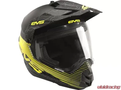 EVS Matte Black T5 Dual Sport Venture Arise Helmet XS - DSHE18VA-BK-XS