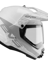 EVS White T5 Dual Sport Venture Arise Helmet Medium                                     - DSHE18VA-W-M - Image 4