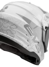 EVS White T5 Dual Sport Venture Arise Helmet Medium                                     - DSHE18VA-W-M - Image 4