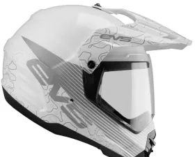 EVS White T5 Dual Sport Venture Arise Helmet XL