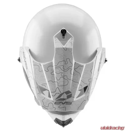 EVS White T5 Dual Sport Venture Arise Helmet XL - DSHE18VA-W-XL