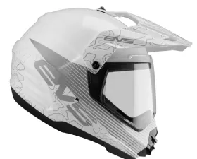 EVS White T5 Dual Sport Venture Arise Helmet XXL