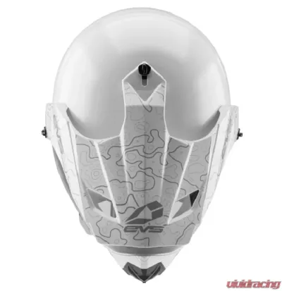 EVS White T5 Dual Sport Venture Arise Helmet XXL - DSHE18VA-W-XXL