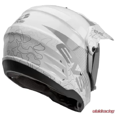 EVS White T5 Dual Sport Venture Arise Helmet XXL - DSHE18VA-W-XXL