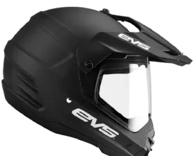 EVS Solid Black T5 Dual Sport Venture Helmet XS