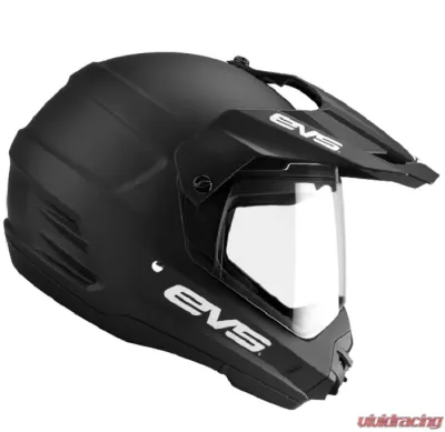 EVS Solid Black T5 Dual Sport Venture Helmet XS - DSHE18VS-BK-XS