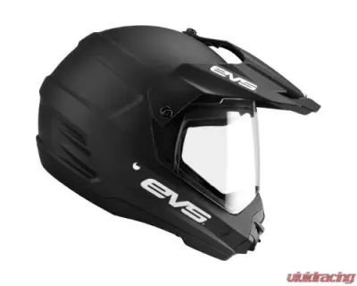 EVS Solid Black T5 Dual Sport Venture Helmet XXL - DSHE18VS-BK-XXL