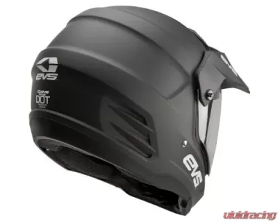 EVS Solid Black T5 Dual Sport Venture Helmet XXL - DSHE18VS-BK-XXL