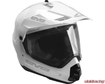 EVS Solid White T5 Dual Sport Venture Helmet XS - DSHE18VS-W-XS