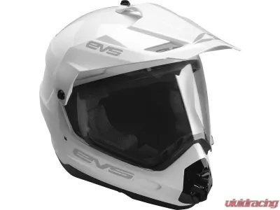 EVS White T5 Dual Sport Venture Helmet XXL - DSHE18VS-W-XXL
