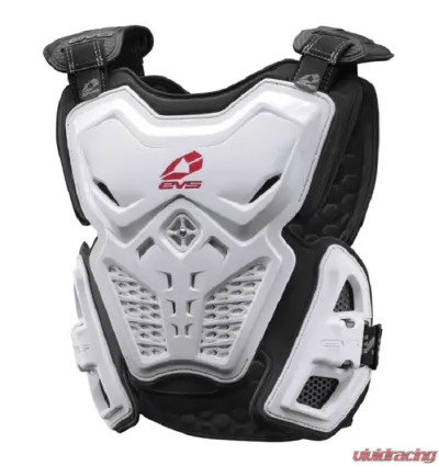EVS White Youth F2 Roost Deflector - F2-W-S