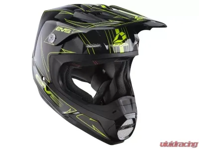EVS Black/Hi-Vis Yellow T5 Pinner Helmet XL - H16T5P-BKHVY-XL