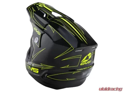 EVS Black/Hi-Vis Yellow T5 Pinner Helmet Medium - H16T5P-BKHVY-M
