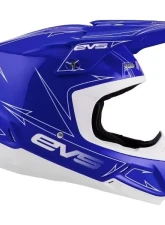 EVS Blue/White T5 Pinner Helmet Large                                     - H16T5P-BUW-L - Image 5