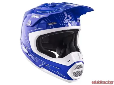 EVS Blue/White T5 Pinner Helmet Small - H16T5P-BUW-S