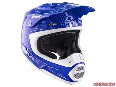EVS Blue/White T5 Pinner Helmet XL - H16T5P-BUW-XL