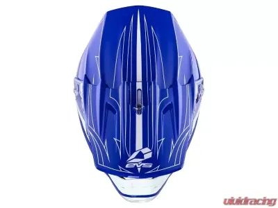 EVS Blue/White T5 Pinner Helmet XL - H16T5P-BUW-XL