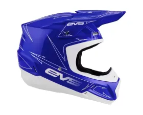 EVS Blue/White T5 Pinner Helmet Medium
